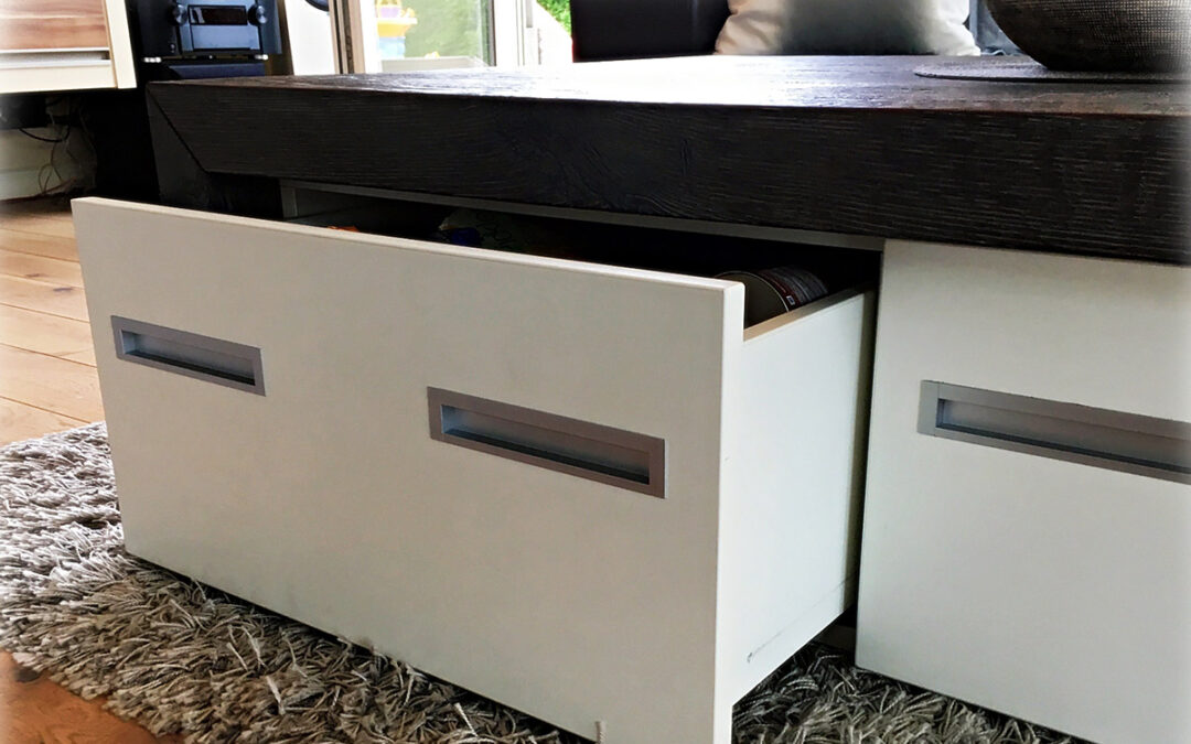 Couchtisch im Industriedesign